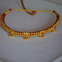 Saree Cake, Gold Wedding Jewelry Necklace, Dholki Beads, Golden Necklaces, Rajput Jewellery, Rajasthani Bride, Marathi Wedding, Rajputi Jewellery, Choker Necklace Designs