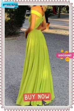 Sexy Elegant Solid Bandage Off The Shoulder Dresses Green Stretch Backless Dress For Summer, Summer Prom Dresses With Stretch, Stretch Summer Prom Dresses, Elegant Green Backless Dress For Summer, Fitted Backless Dress For Summer Prom, Elegant Green Summer Backless Dress, Summer Backless Floor-length Dress For Night Out, Summer Floor-length Backless Dress For Night Out, Green Solid Color Party Maxi Dress