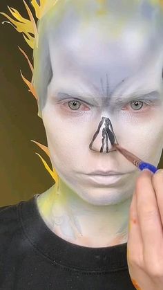 Demon Makeup, Spfx Makeup, Creepy Halloween Makeup, Amazing Halloween Makeup, Cosplay Cute, Homemade Halloween Costumes, Halloween Makeup Tutorial, Special Effects Makeup, Halloween Costumes Makeup