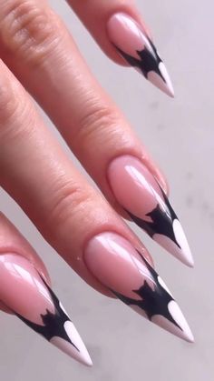 Witchy Nails, Gothic Nails, Goth Nails, Grunge Nails, Halloween Nail, Halloween Nail Art, Funky Nails, Pretty Acrylic Nails, Fancy Nails