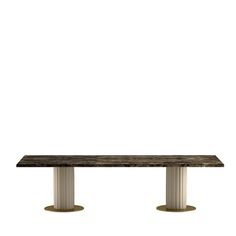 an image of a bench that is in front of a white background with no people