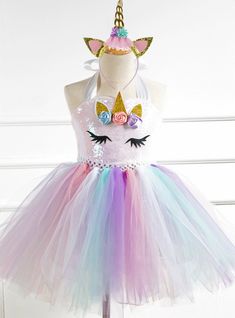 Perfect for Birthday Party, Halloween Holiday, Wedding Party, Photo shoot, Costumes, Dress Up, Carnival, Important Festivals or other significant days to your little princess. Unicorn Dresses, Girl Unicorn Costume, Handmade Girls Dress, Princess Tutu Dress, Halloween Ball, Unicorn Costume, Unicorn Dress, Princess Tutu