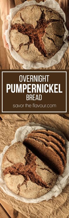 this is an image of overnight pumpkin bread