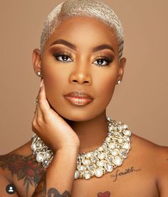 Blonde Low Cut Black Women, Nia Long Short Hair, Short Shaved Hair, Short Platinum Blonde Hair, Shaved Hair Cuts, Cut Life, Curly Hair Women