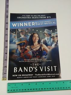 Clipping - Katrina Lenk , band photo The Band's Visit Broadway Musical Print Ad Broadway Musical, Band Photos, Tony Awards, Orchestra, Broadway, Musical