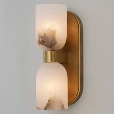 Vintage Brass / Alabaster Aurind Double Bath Sconce Classic Wall Lights, Lite Brite, Double Bath, Sconces Bathroom, Contemporary Wall Sconces, Primary Bathroom, Primary Bath, Bathroom Sconces, Shades Of Light