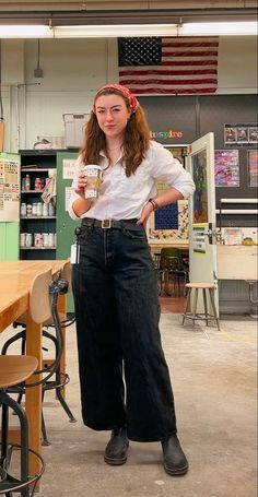 Legging Teaching Outfit, Doc Marten Boot Outfits, Art Teacher Vibes Outfit, Doc Marten Boot Outfits Women, Bigbooklady Outfit, Business Casual Doc Martens, Drama Teacher Outfit, Quirky Librarian Fashion, Y2k Teacher Outfits