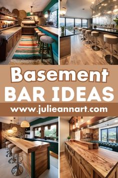 this is an image of basement bar ideas that are easy to build and can be used for entertaining