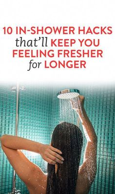 As a fan of both natural health and personal hygiene, it was a little disheartening to find out that daily showers aren’t great for you. I thus found myself asking, “Are there things I can do in the shower to feel fresher between washes?" The… Shower Hacks, Shower Tips, Personal Hygiene, Beauty Secrets, Diy Beauty, Natural Health, Beauty Routines, Skin Care Tips, Your Skin