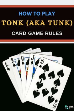 How to Play Tonk (aka Tunk) Card Game Rules Indoor Game Ideas, Family Indoor Games, 2 Player Card Games, Easy Card Games, Indoor Games For Adults, Family Games Indoor