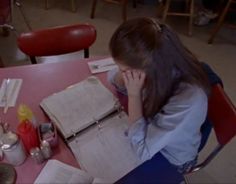 Rory Studying, Gilmore Study, Chilton Rory, Romanticizing School, Gilmore Girl, Rory Gilmore