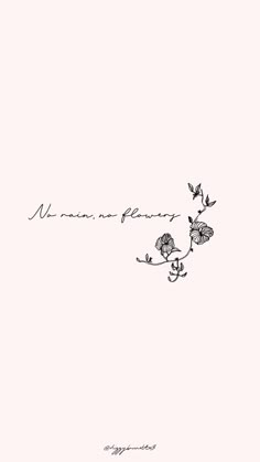 a black and white drawing of flowers on a light pink background with the words namin parr