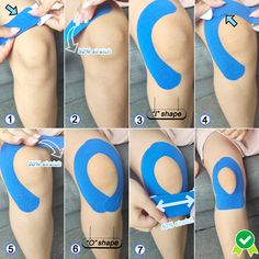 Use #sportstape kinesiology tape to provide dynamic support💪 and relief.#fyp #kneepain #running #jumping #physicaltherapy Knee Tape Support, How To Tape Knee For Pain, Kinesio Taping Knee, Kt Tape Knee, Athletic Training Sports Medicine, Soccer Injuries