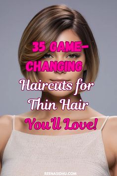 Transform your thin hair with these game-changing haircuts! Say goodbye to flat, lifeless locks and hello to stunning volume and style. #ThinHairCuts #HairMakeover #VolumeHaircuts #ThinHairSolutions #HairstyleInspo"