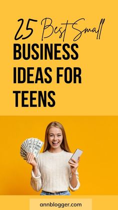 25 Best Small Business Ideas for Teens Young Entrepreneur Ideas, Cleaning Business Checklist, Popular Business Ideas, Starting A Business Ideas, Starting A Cleaning Business, Small Business Ideas For Teens, Small Business Ideas Products, Small Business Ideas Startups, Business Ideas For Teens