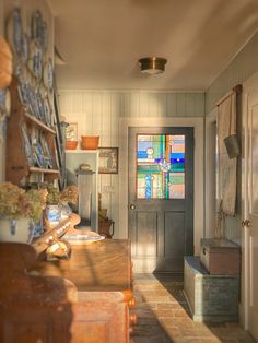 the kitchen is clean and ready to be used as a place for breakfast or dinner