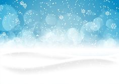 a blue and white background with snow flakes