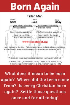 a poster with the words born again and an image of two men standing next to each other