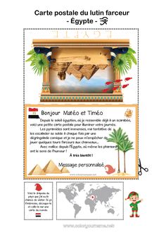 an image of the egyptian language for children's books, with instructions and pictures