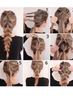 Simple Hair Styling, Braid Pony, Look Boho Chic, Ponytail Hairstyles Easy, Simple Ponytails, Swedish Meatballs, Hair Reduction, Iron Skillet, Formal Hairstyles