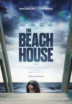 the beach house movie poster is shown