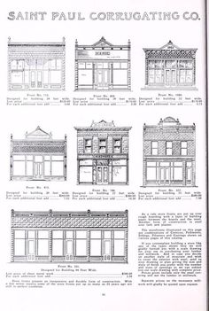 an old architectural drawing shows the different types of windows and doors, with instructions on how to