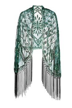 PRICES MAY VARY. Scarf Size ---One size fits most of people. Width: 23.6", Length: 63" (160cm * 60cm). Additional 8.7" length tassels at each ends. 1920s shawl design --- Purely hand-woven pattern flapper shawl with sequins. The back of the scarf is decorated with splendid flower pattern with high quality sequins and beads, ripple hem + fringed hem form in front. Care details & show elegance. Prime material --- Soft tulle fabric, comfortable and breathable. Occasion --- Cocktail, Prom, Evening, Event, Christmas, Dance and for 1920s Party, Great Gatsby Theme / Themed Party, Art Deco Party and Flapper Party, Wedding, Makeup Costume, Homecoming, Garden Reception, Anniversary. Care Suggestion --- Hands wash only. About Metme:
 Metme is a clothing and accessories designer and manufacture. 
 We 1920s Shawl, Shawl Design, Scarf Wraps, Cashmere Winter Scarf, Evening Scarf, Mens Cashmere Scarf, Evening Shawls, Wedding Cape, Vintage Prom