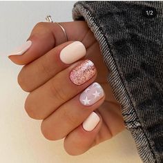 Diy For Fall, Gelish Nails, Simple Gel Nails, Cute Gel Nails, Short Acrylic Nails Designs, Nails Manicure