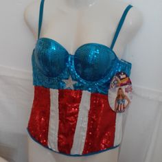 Nwt. Never Used. Never Worn. No Returns. Adult Size M/L. Please Ask Any Questions Prior To Purchase. No Remorseful Buyers Please. Iron Man Womens Costume, Captain America Costume For Women, Superheroes Halloween, Captain America Halloween Costume, Captain Marvel Costume, White Outfits For Women, Superhero Halloween, Captain America Costume, Wonder Woman Costume