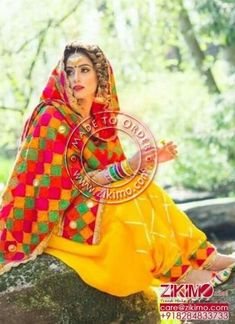 Yellow Color Original Mirrorwork With Gottalace DupiunSilk Punjabi Salwar Suit With Phulkari Dupatta at Zikimo Anarkali Suits Online Shopping, Sikh Bride, Indian Bridesmaids, Outfits Indian, Indian Fashion Trends, Punjabi Fashion, Phulkari Dupatta