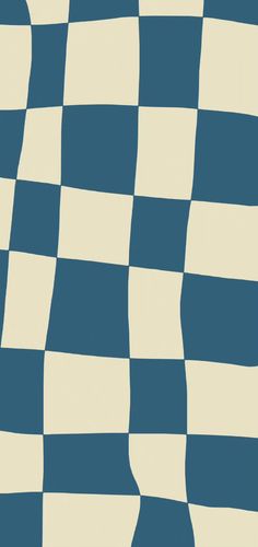 a blue and white checkered wallpaper pattern