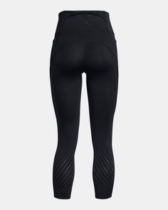 Women's UA Launch Elite Ankle Tights Compression Tights With Mesh Back For Yoga, Breathable Stretch Running Leggings, Breathable Stretch Leggings For Running, Compressive Workout Tights With Mesh Back, Compression Athleisure Leggings With Mesh Back, Compression Leggings With Mesh Back For Athleisure, Compression Training Leggings With Mesh Back, Athleisure Tights With Mesh Back For Training, Breathable Nylon Yoga Pants For Running