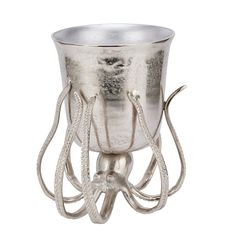 Large Octopus Champagne Bucket - The Furniture Mega Store Wine Chiller Bucket, Swags And Tails, Champagne Ice Bucket, Wine Ice Bucket, Champagne Cooler, Champagne Bucket, Octopus Design, Hill Interiors, Champagne Buckets