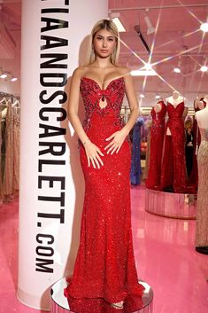 Sequin Dress Red Carpet, Sequin Dress Red, Fitted Prom Dress, Formal Prom Dresses Long, Fitted Prom Dresses, Red Sequin Dress