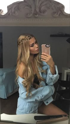 Formal Hairstyles For Long Hair, Hair Stylies, Hair Stylist Life, Easy Hairstyles For Long Hair, Formal Hairstyles, Homecoming Hairstyles, Aesthetic Hair, Bride Hairstyles, Bridesmaid Hair