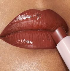 Charlotte Tilbury Hyaluronic Happikiss Lipstick Balm | Nordstrom Pretty Lipstick Colors, Hydrating Lipstick, Eye Makeup Pictures, Lips Shades, Lip Glosses, Makeup Pictures, Lipstick Makeup, Lipstick Shades, Makeup Eyeliner