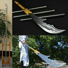 Zanpakuto Ideas, Guan Dao, Magic Staff, Apocalypse Survival Gear, Guan Yu, Chinese Green, Three Kingdoms, Dnd Dragons, Apocalypse Survival