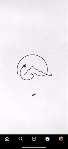 a drawing of a person swimming in the ocean with a spider crawling on it's back