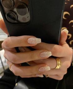 #nye #nyenails #glitter #silvernails #holidaynails #squarenails #sparklynails #decembernails #winternails Nye Nails, Playing For Keeps, Mood Board Inspiration, Sparkly Nails, Silver Nails, Mood Board Design, Nail Accessories, Square Nails