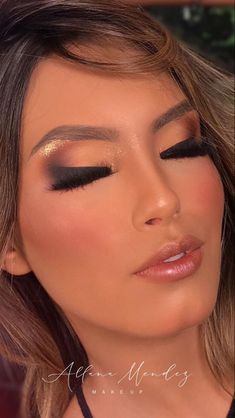 Soft Glam Makeup, Glitter Eye Makeup, Eye Makeup Pictures, Neutral Makeup, Braut Make-up, Black Makeup, Models Makeup, Makeup Looks Tutorial