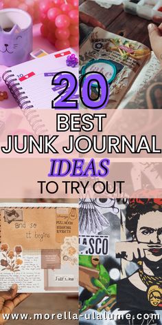 Unlock your creativity with these inspiring junk journal ideas! 📒✨ Dive into vintage themes, unique layout ideas, and endless inspo for every page. From pockets and tucks to beautiful cover ideas and embellishments, this guide has all the elements you need to make your junk journal truly one-of-a-kind. Click now for themes, layouts, and more inspiration! Notebook Pages Design Journal Ideas, Junk Journal Scrapbook Ideas, Different Types Of Journals To Keep, Wreck This Journal Ideas Inspiration, Junk Journal Organization, What Is A Junk Journal, Altered Books Ideas Junk Journal, Grunge Junk Journal Ideas, Creative Journal Pages Ideas