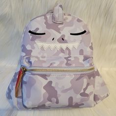 New With Tag. Under One Sky Shark Mini Backpack Adorable Shark Design. 100% Polyester. Adjustable Straps. Zip Closure. Approximately 8 Inch X 4.5 Inch X 9 Inch Sky Accessories, Adorable Shark, Shark Backpack, Camouflage Backpack, Shark Design, Unicorn Backpack, Pink Teddy Bear, Faux Leather Backpack, Purple Unicorn