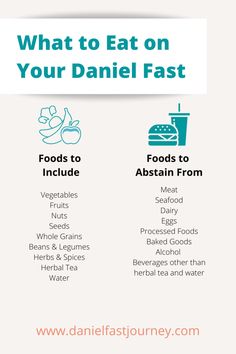 What to Eat on a Daniel Fast — Daniel Fast Journey Daniel In The Bible, Spiritual Fast, Ginger Green Beans