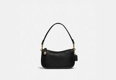 Swinger Bag 20 | COACH Coach Bag Swinger, Styling Adidas Samba, Coach Swinger, Hobo Crossbody Bag, Backpack Charm, Large Wallet, Our Legacy, Strap Shoes, Leather Style