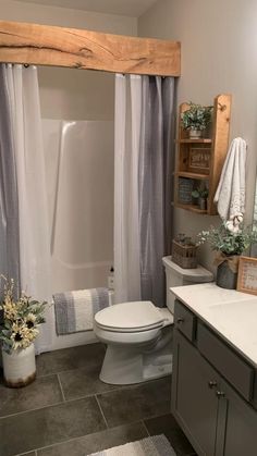 the bathroom is clean and ready to be used for cleaning or remodeling