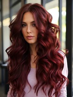 Cherry Wine Hair, Burgundy Hair Color, Hair Burgundy, Wine Hair Color, Wine Red Hair, Red Era, Wine Hair, Hair Color Burgundy, Cherry Wine