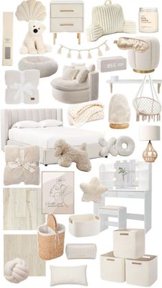 white bedroom inspo trendy Vanilla Bedroom Decor, Vanilla Ideas Bedroom, Vanilla Room Aesthetic Bedroom, Vanilla Girl Apartment, Vanilla Girl Decor, Girly Room Inspo Bedroom Ideas, Clean Girl Wall Decor, Room Ideas For Big Bedrooms, White Room Inspo Aesthetic