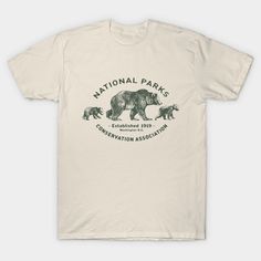 The National Parks Conservation Association (Npca) is a nonpartisan membership organization devoted exclusively to advocacy on behalf of the National Parks System. Its mission is "to protect and enhance America's National Park System for present and future generations." ©Buck T. Purkins Design -- Choose from our vast selection of Crewneck and V-Neck T-Shirts to match with your favorite design to make the perfect graphic T-Shirt. Pick your favorite: Classic, Boxy, Tri-Blend, V-Neck, or Premium. C National Park T Shirt Design, National Park Merch, National Park Shirts, Farm Shirts, Hiking Outfits, Brand Ideas, Hiking Outfit, Mental Wellness, Put Together