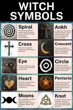 Delve into the ancient art of using symbols for protection, rituals, and spellcasting. Explore pagan and Celtic traditions, where each symbol holds unique meanings. Learn about Sigils and Symbols, and how different symbols and their meanings play a crucial role in witchcraft. From the umbra of the Crescent Moon to the vibrant green of nature, uncover the magic symbols and meanings that enrich the practice of modern witches. Perfect for anyone interested in pagan witch symbols and the meanings of symbols in witchcraft. Witchcraft Protection Symbols, Protection Symbols Spirituality, Sigils And Meanings Witchcraft, Witch Symbols And Meanings, Protection Sigils Witchcraft, Spiritual Symbols And Meanings, Wiccan Protection Symbols, Sigils And Meanings, Protection Rituals