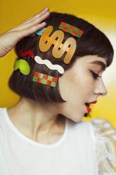 All Types Of Hair, Unique Hair Clip, Types Of Hair, French Barrette, Cellulose Acetate, Best Hair, Shades Of Orange, Hair Barrettes, Mode Inspiration